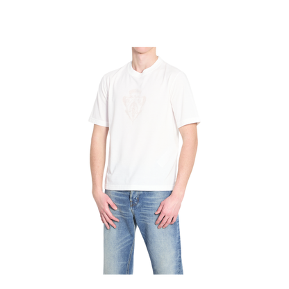 Cotton Jersey T-Shirt with Devoré Detail - Image 2