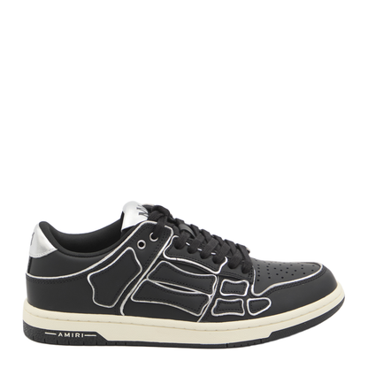 Skel Top Low Black Sneaker With Logo Patch - Image 1