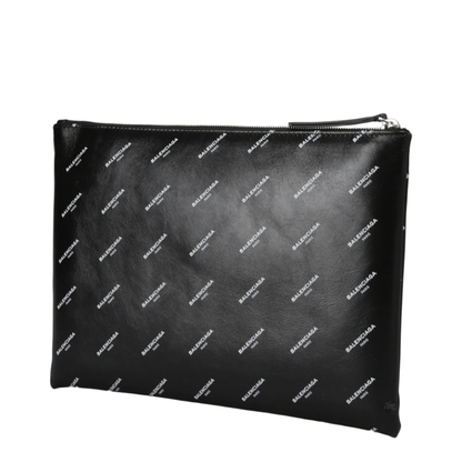 Logo Pattern Clutch Bag - Image 4