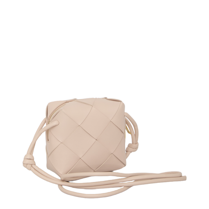 Cassette Mini Leather Shoulder Bags - Pink - Image 1