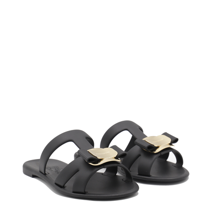 Black Leather Flats - Image 5