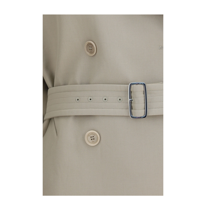 Short Cotton Trench Coat - Image 3