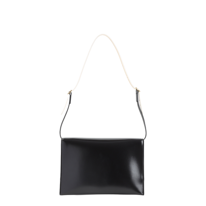 File Small Calf Leather Crossbody Bag - Nero - Image 3
