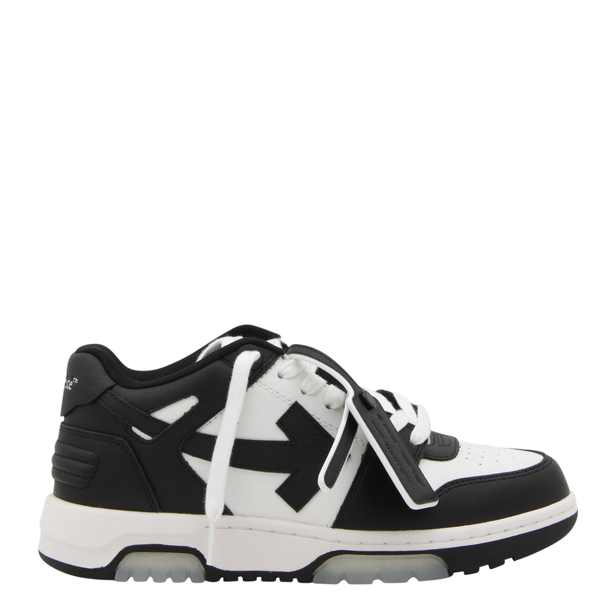 Out Of Office Leather Sneakers - Black - Image 5