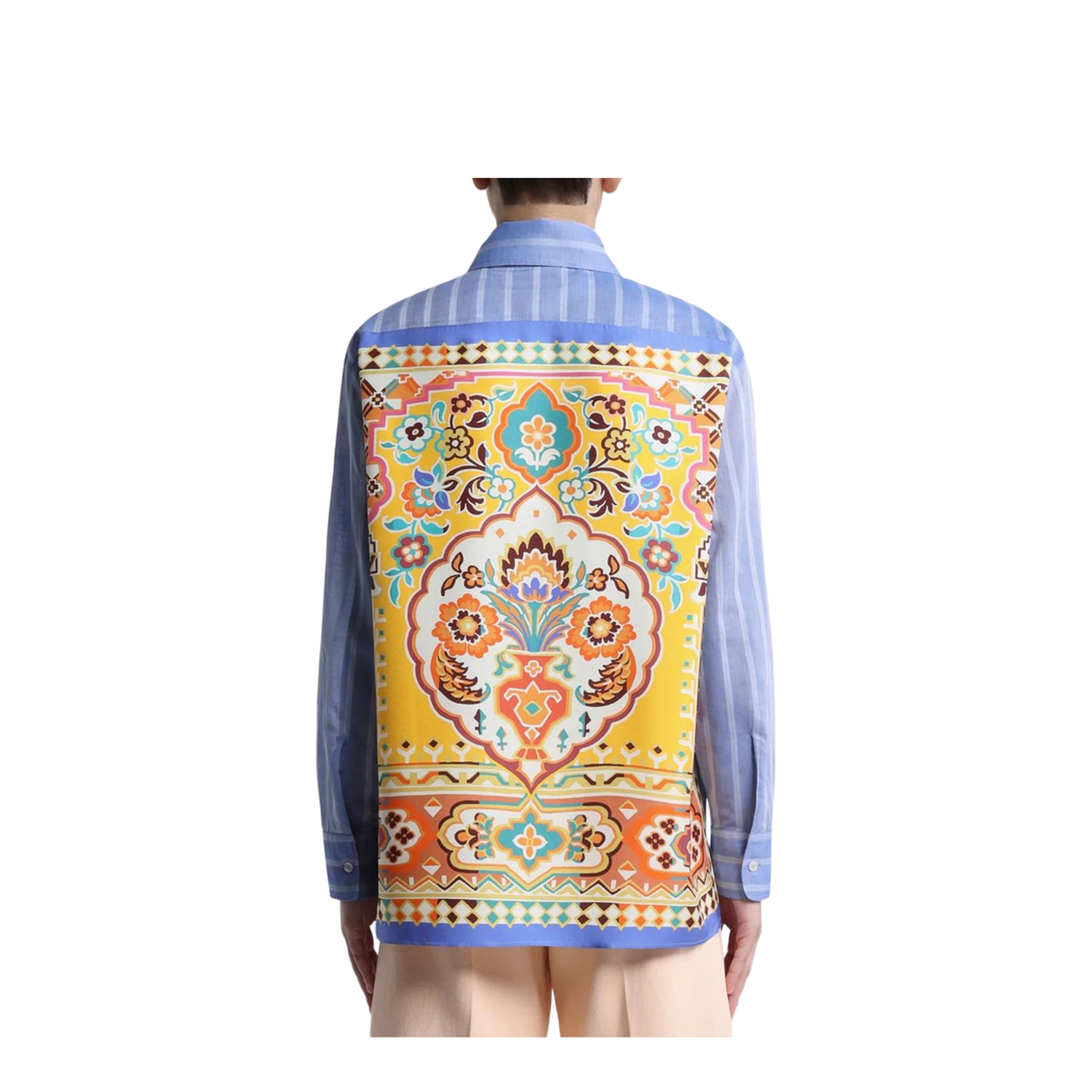 STRIPED COTTON SHIRT - Image 3