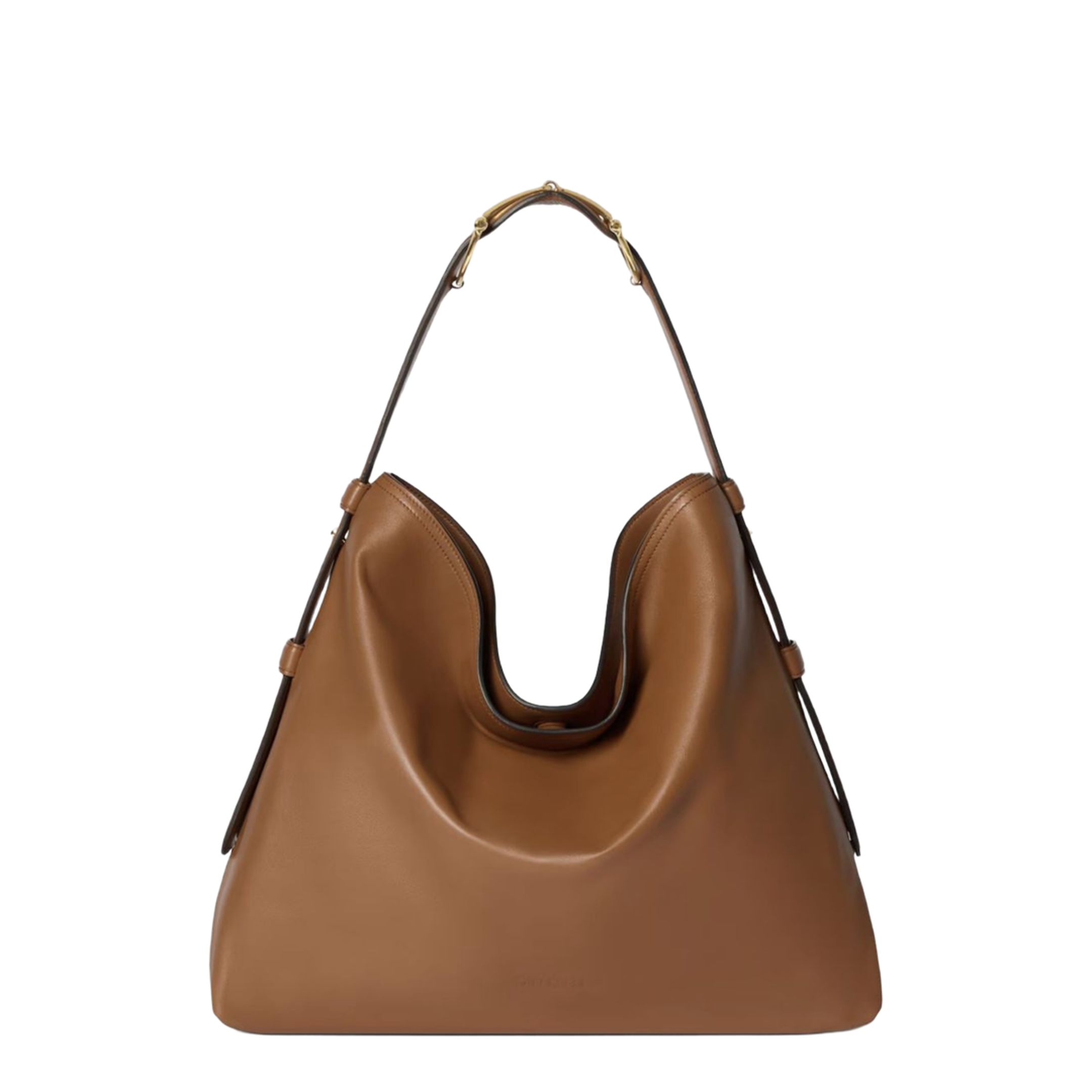 Beatrix Large Tote Bag in Brown Leather - Image 1