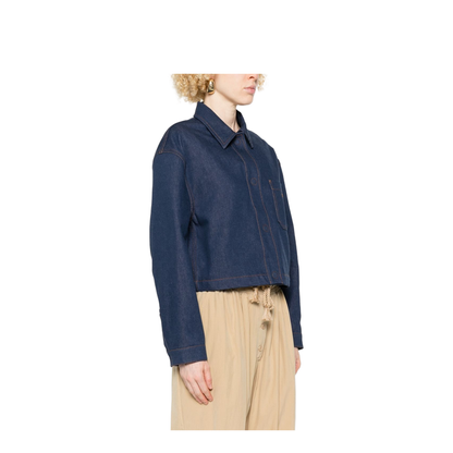 Cropped Denim Jacket - Image 2