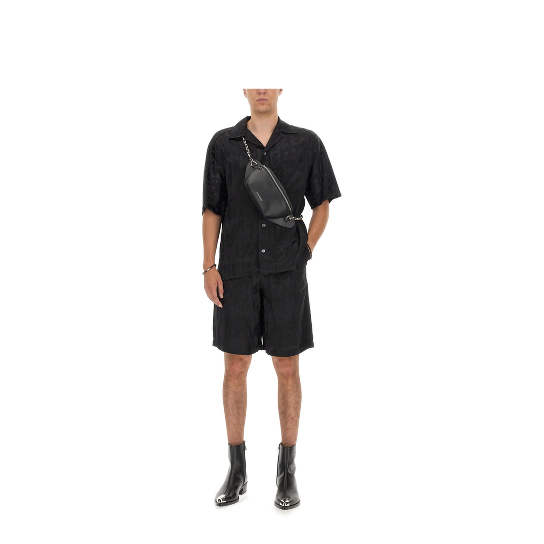 Viscose Bermuda Shorts - Image 2