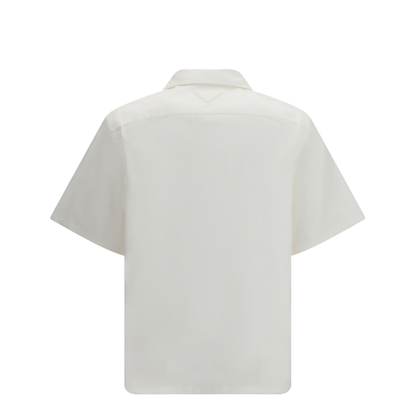Printed Bowling Shirt with Cabin Print - Image 2