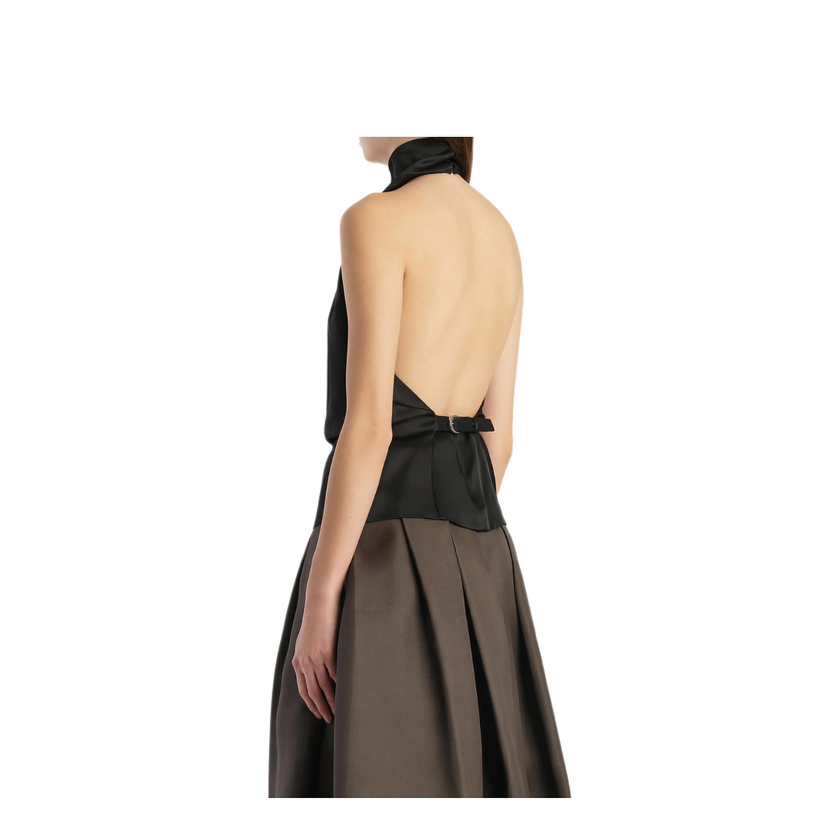 Halterneck Backless Shirt - Image 4