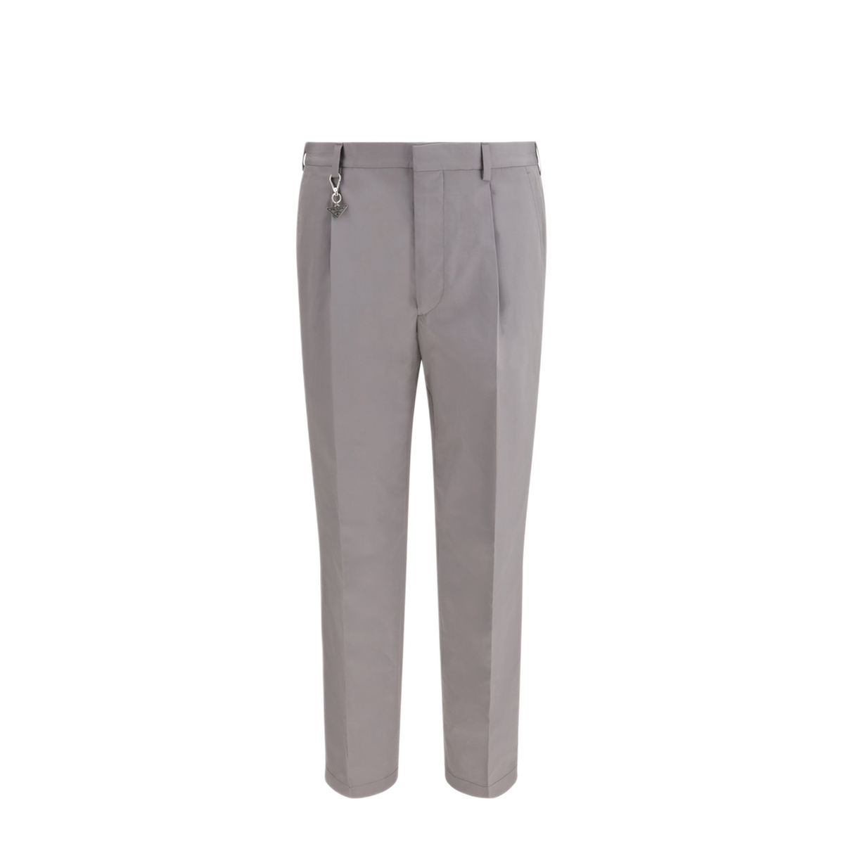 Tailored Cotton Poplin Pants - Image 1