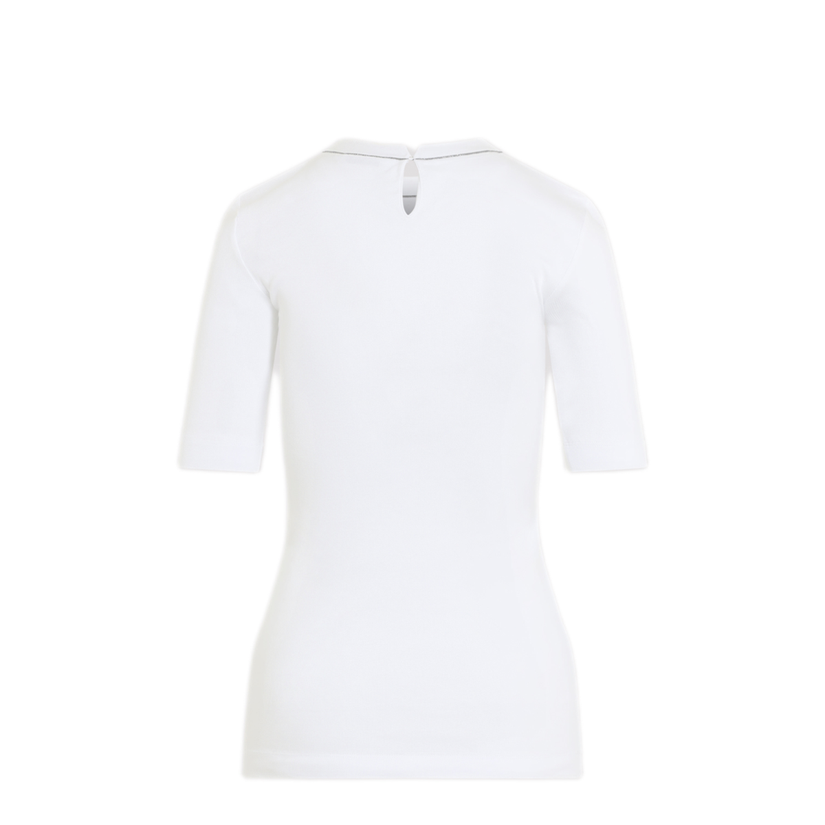 Cotton T-Shirt - White - Image 4