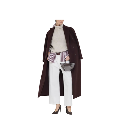 Cashmere Blend English Ribbed Turtleneck Sweater - Image 5