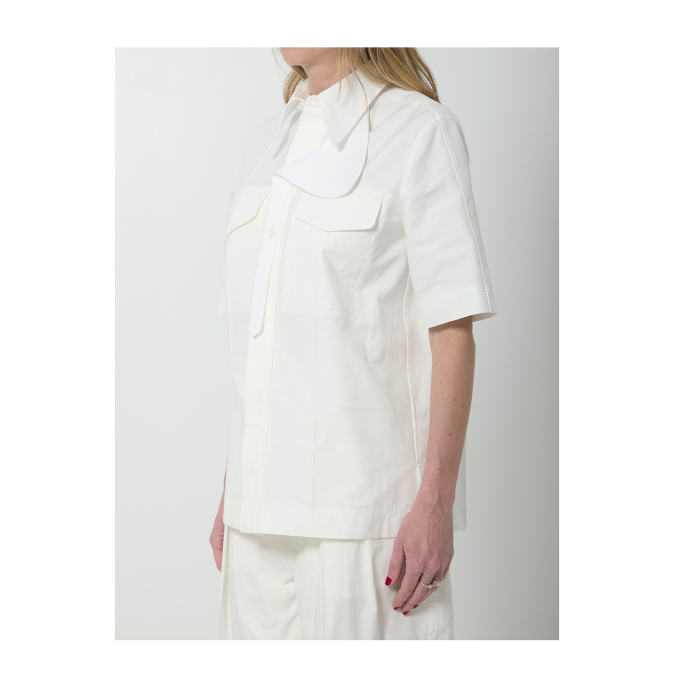 Compact Cotton Canvas Shirt - Image 2