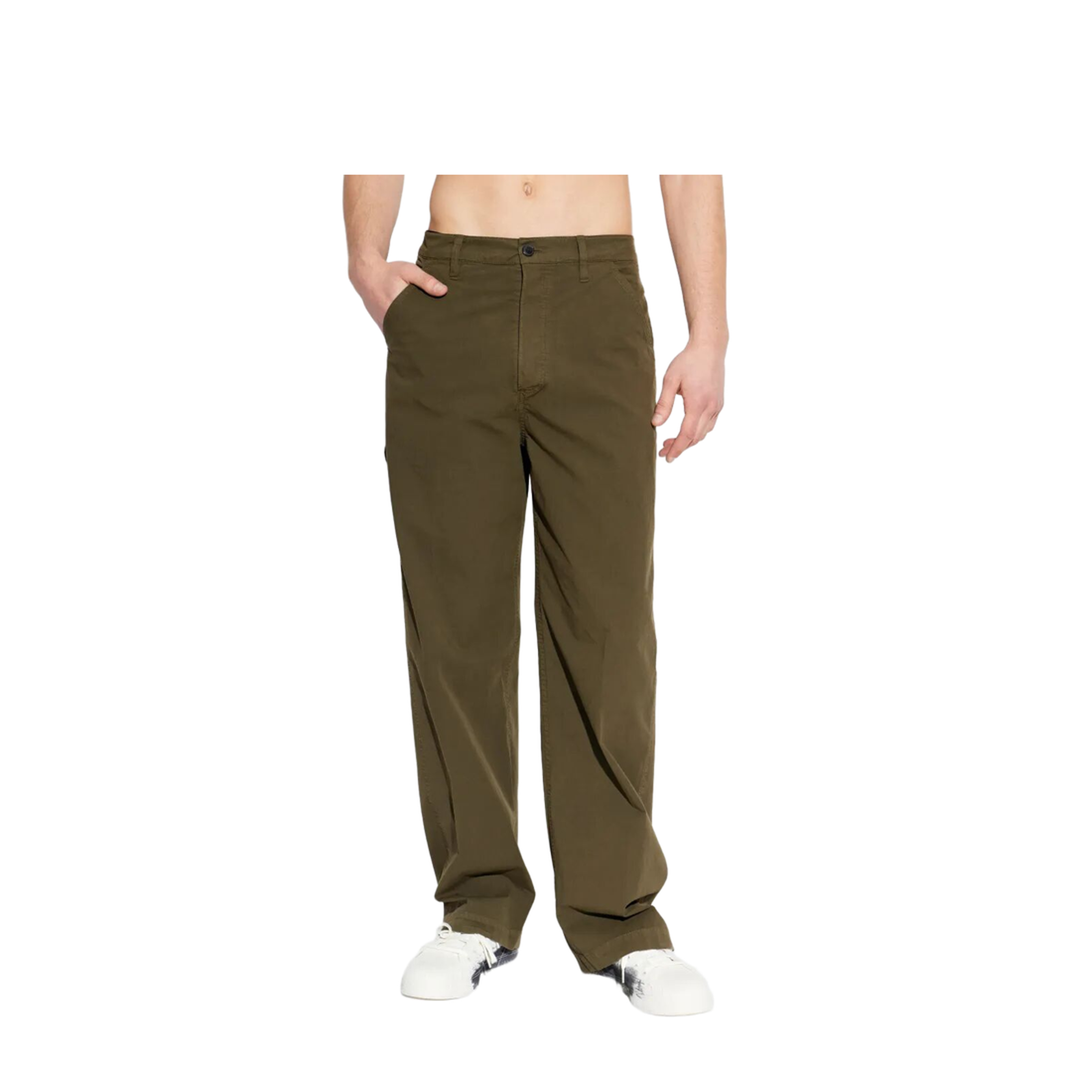 Cotton Trousers with Side Pocket - Image 4
