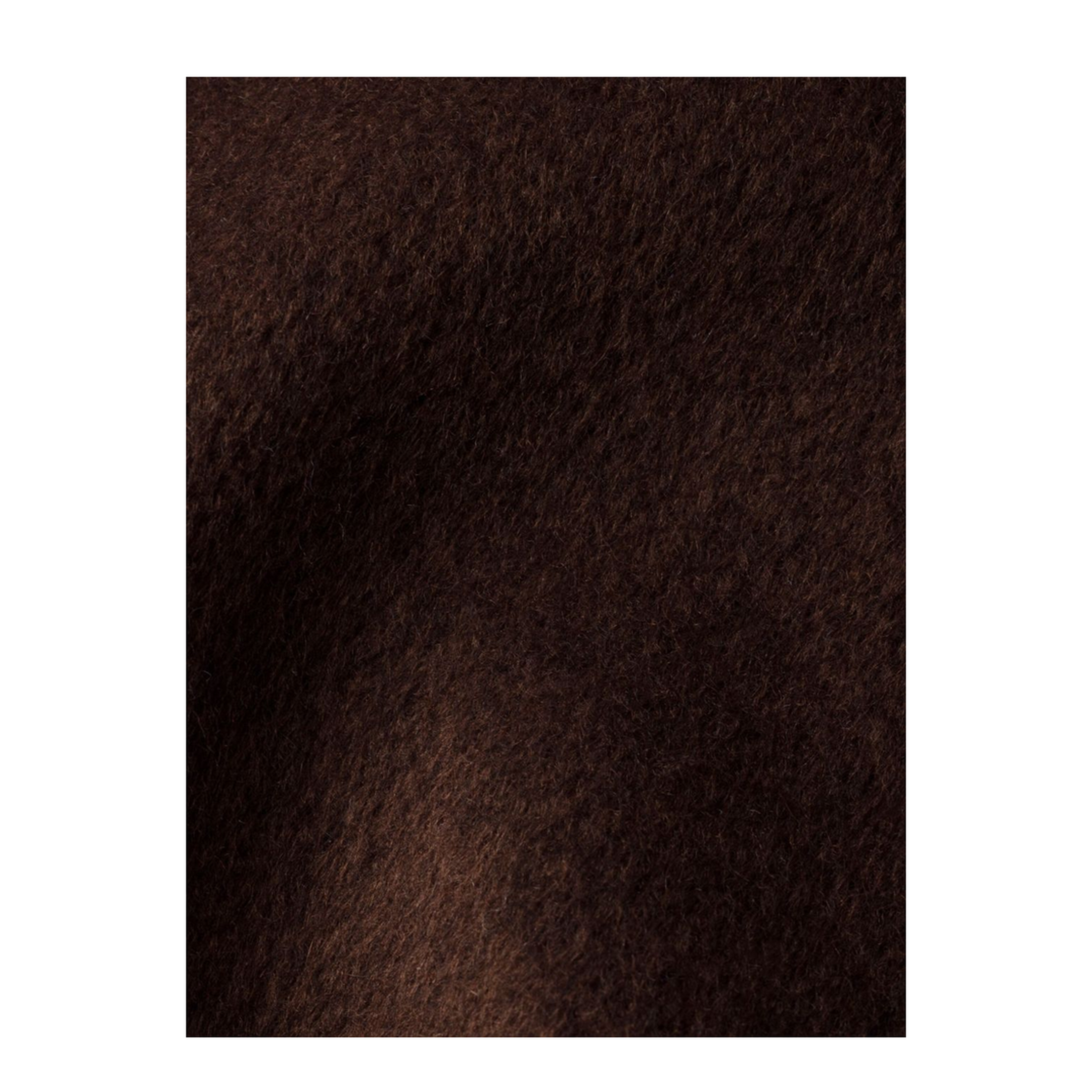 Brown Silk and Cashmere Scarf - Image 2