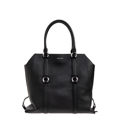 Farringdon Calfskin Shopper Bag - Black - Image 1