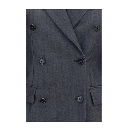 Double-breasted wool Blazer - Image 3