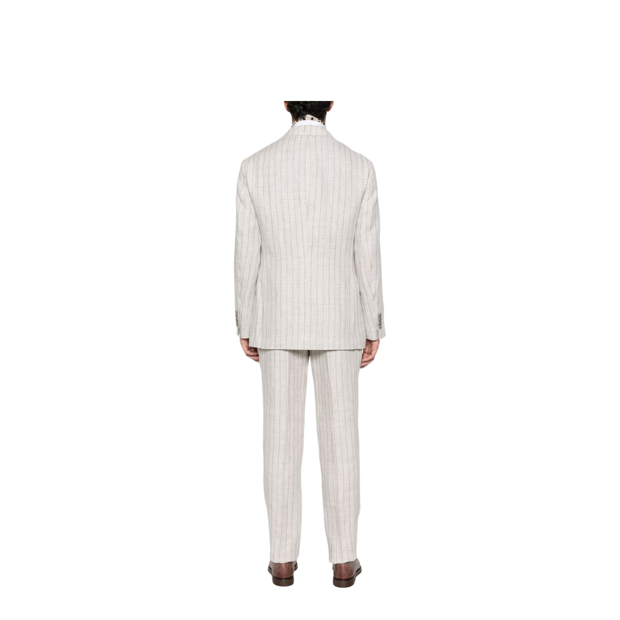 Linen Double-breasted Suit - Image 5