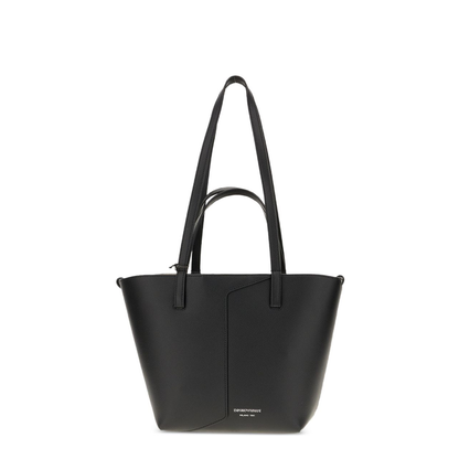 Leather Shopper Bag - Black - Image 2