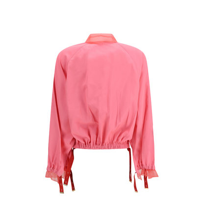 Bomber in Technical Viscose - Image 2