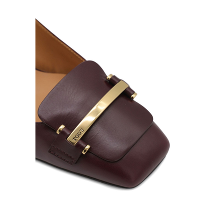 Brown 50Mm Slingback-Bar Pumps - Image 2