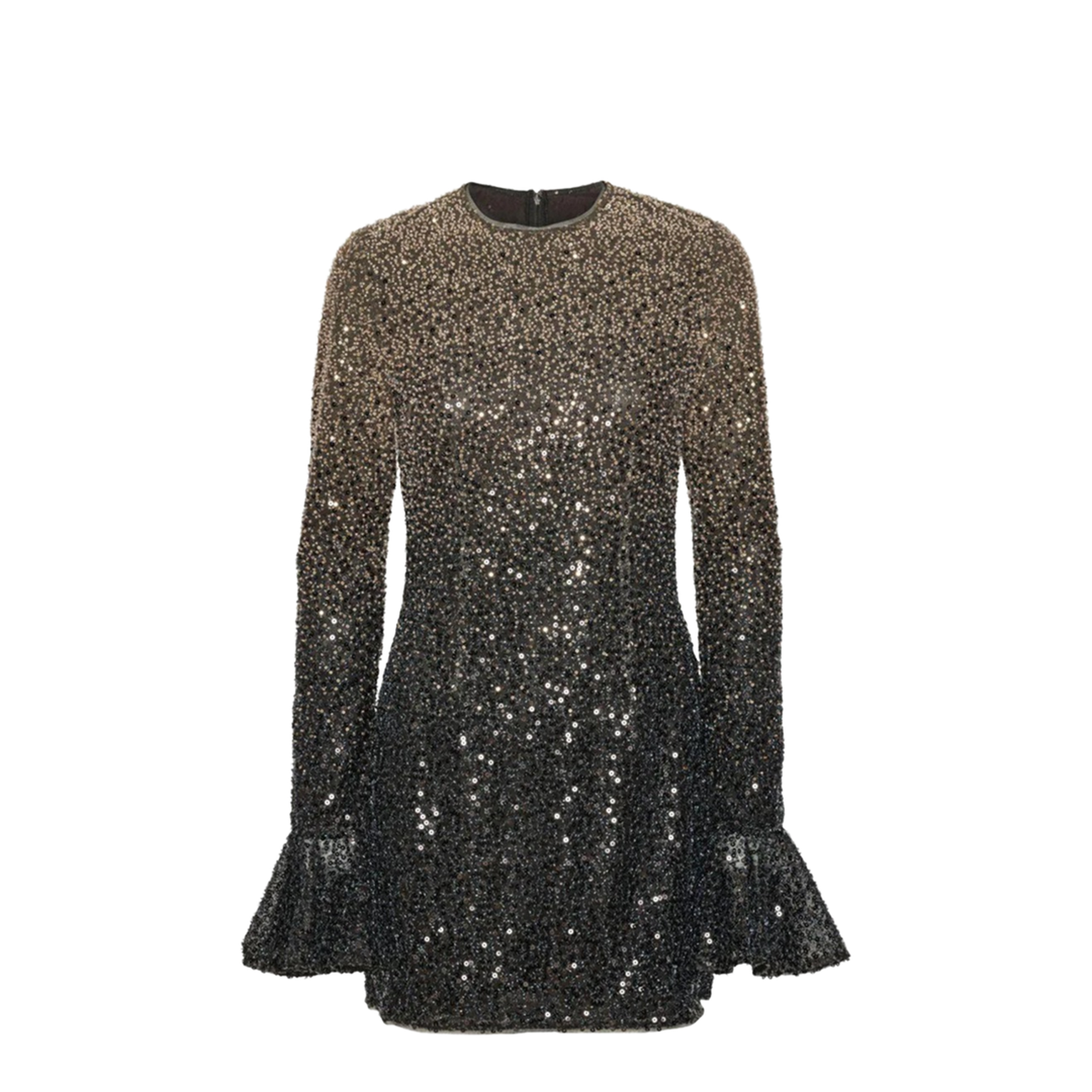 Mini Dress With Sequins - Image 1