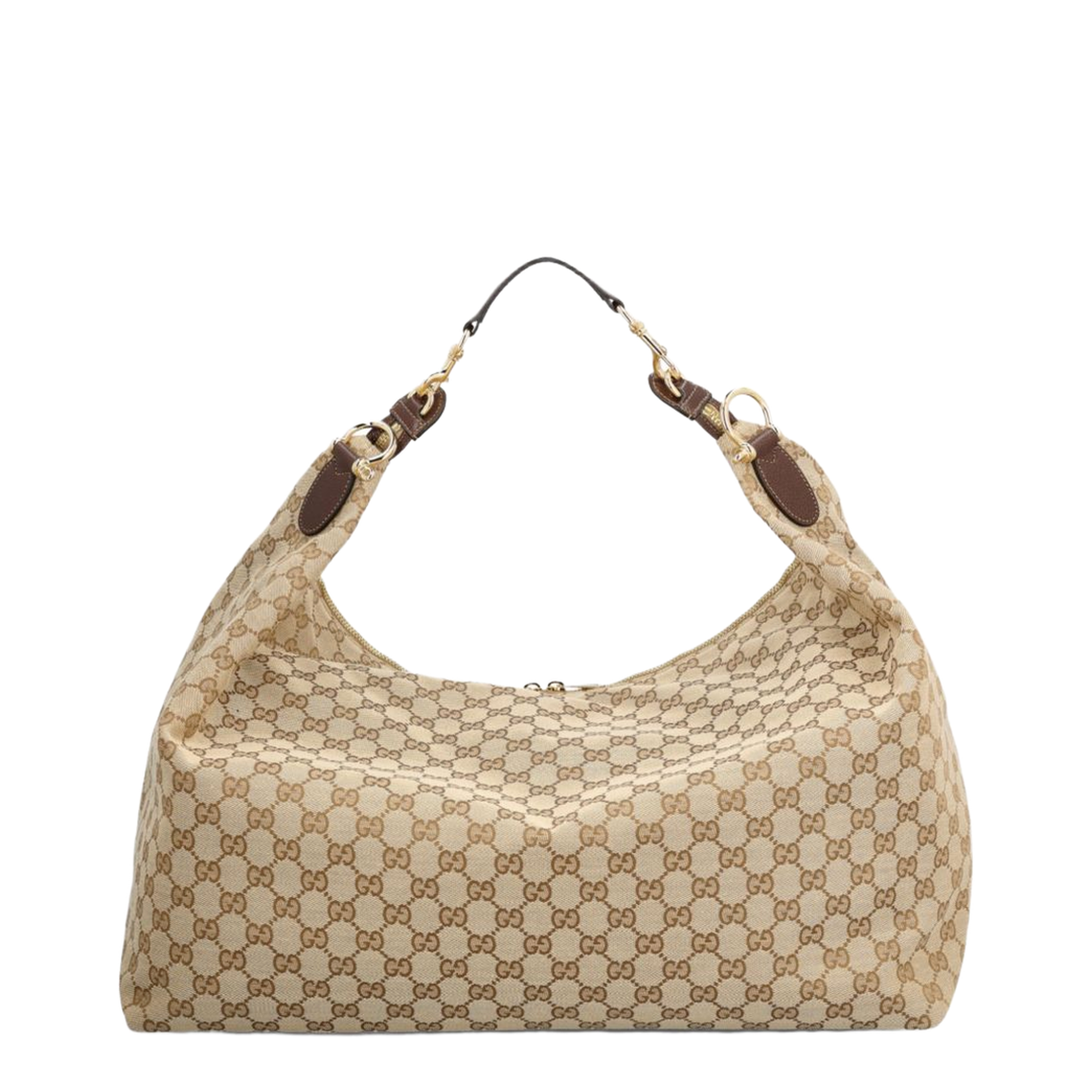 Brera Large GG Canvas Crossbody - Sand and dark brown GG canvas (Beige/Brown) - Image 2