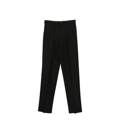 High Twist Wool Pleated Trousers - Image 1