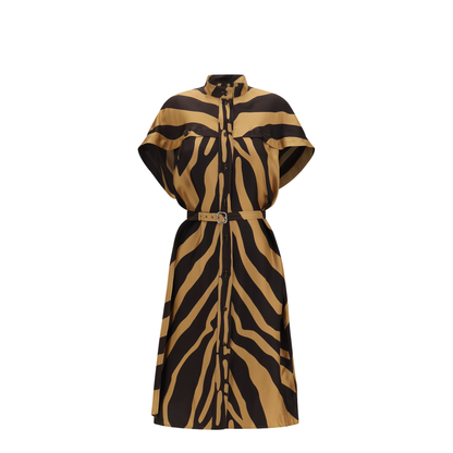 Twill Shirt Dress - Image 1