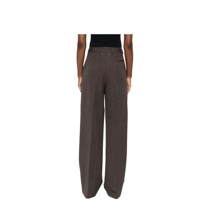 Pinstripe Trousers - Image 4