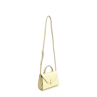 Iside Mini Leather Handbag - White - Image 2