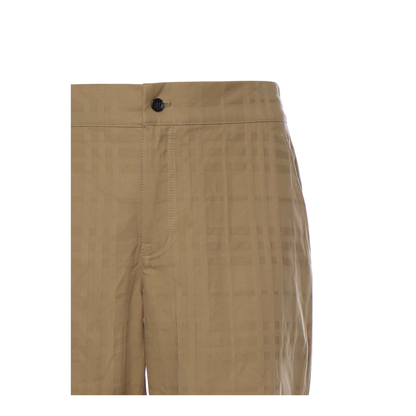 Check Cotton Trousers - Image 5