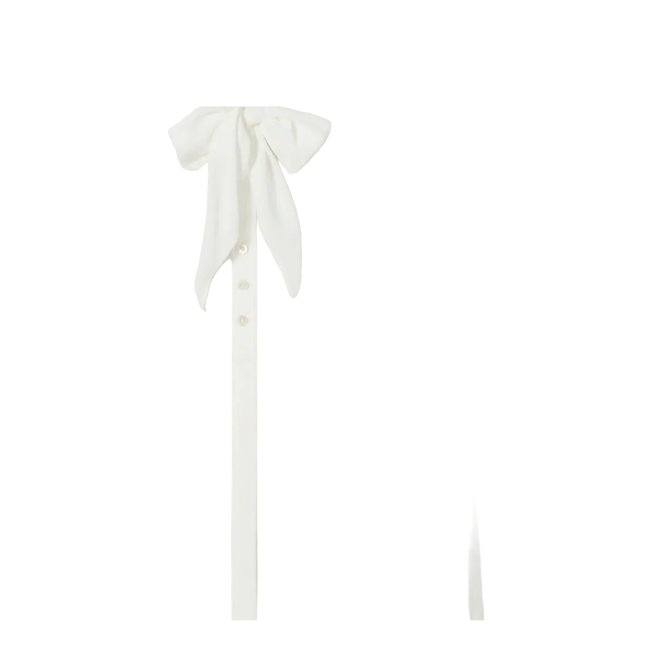 Blouse With Bow Detail Shirts White - Image 2