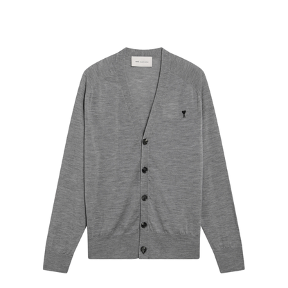 Grey De Coeur Cardigan in Wool - Image 1
