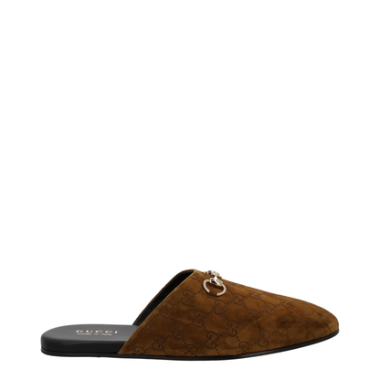 Horsebit Mule Brown Suede - Image 1
