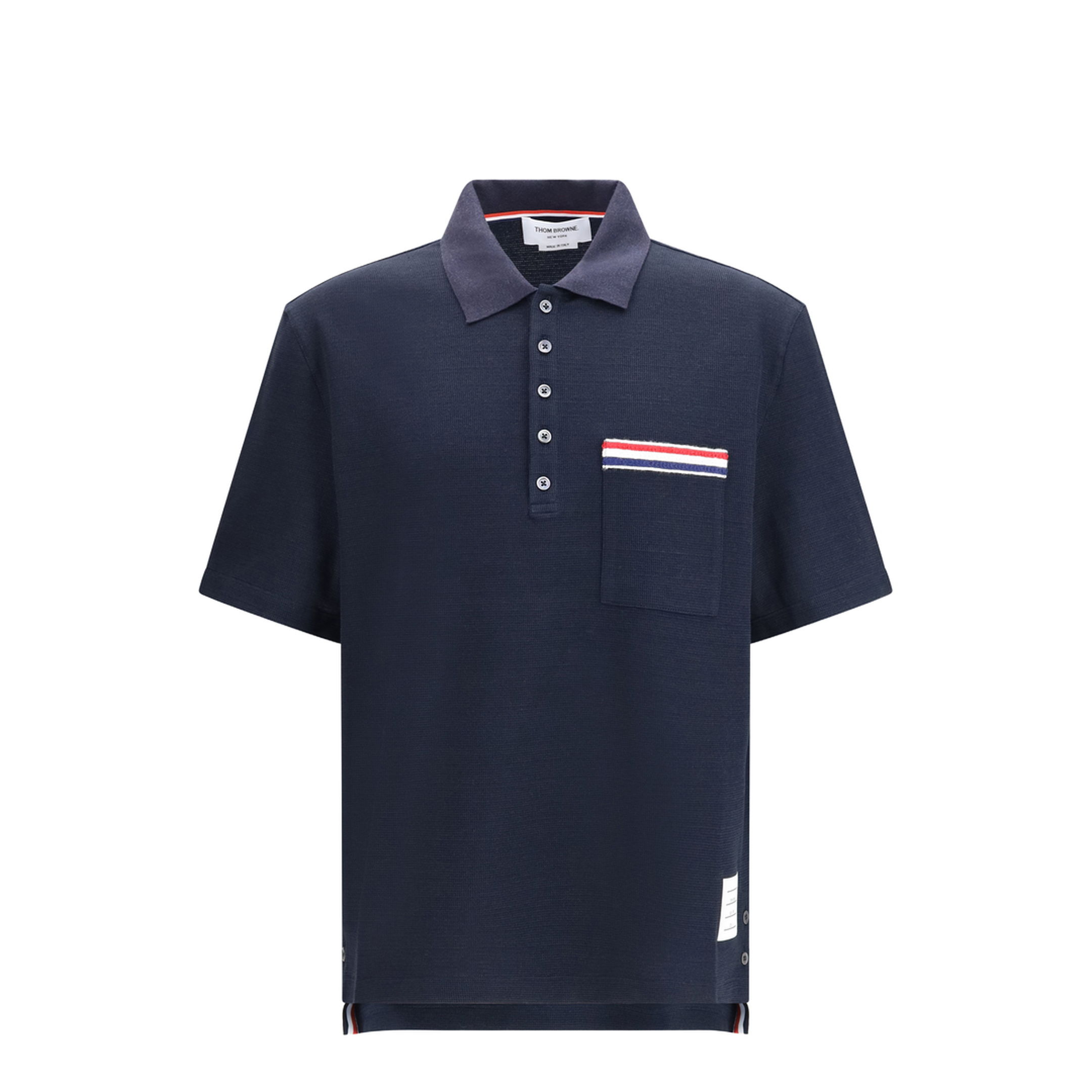 Short-Sleeve Polo With Chest Pocket - Image 1