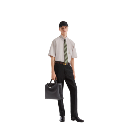 Linen FF Jacquard Trousers - Image 3