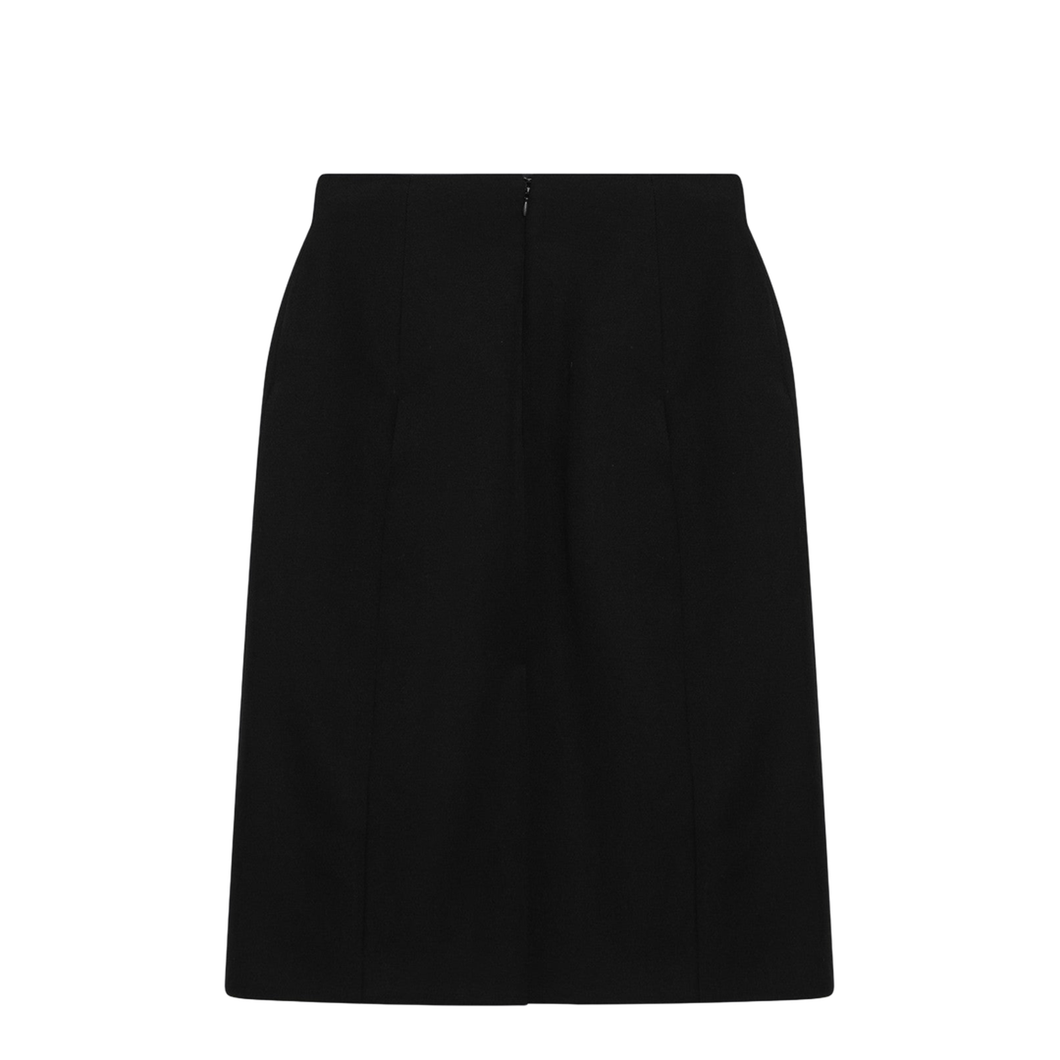 Black Hourglass Midi Skirt - Image 2
