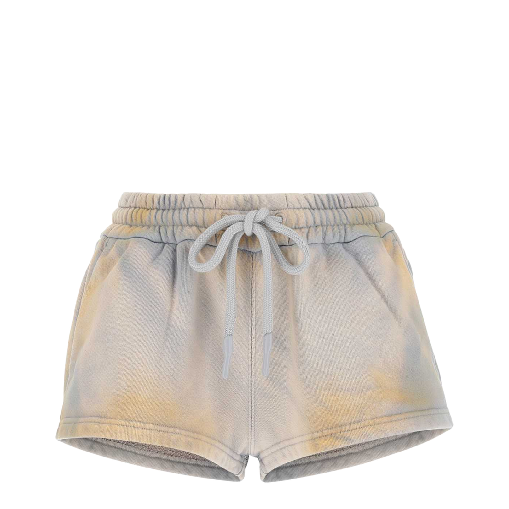 Tie Dye Cotton Shorts Beige Ice-Colored - Image 1