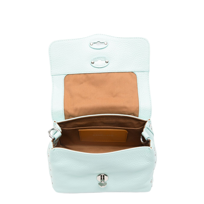 Postina Daily Baby Leather Handbag Clear Blue - Image 3