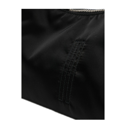 Gemini Small Lamb Leather Shoulder Bag - Black - Image 3