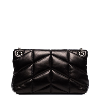 Puffer Small Nappa leather Shoulder Bags - Black - Image 3