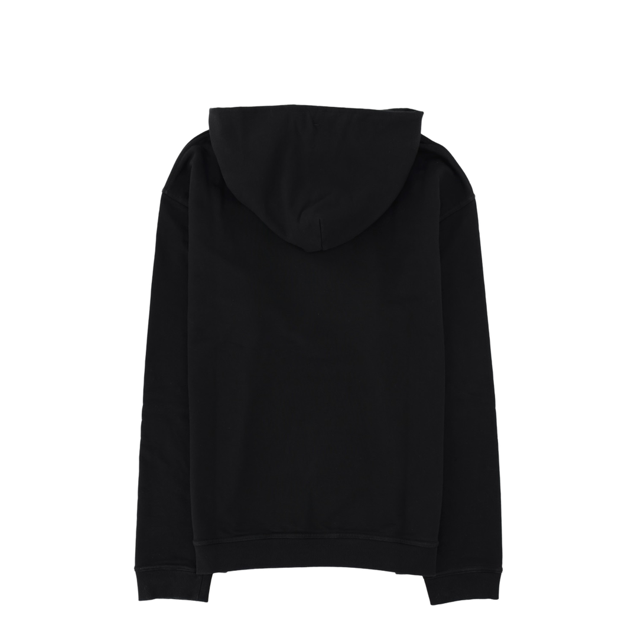 Black Cotton Hooded Sweatshirt - Image 2