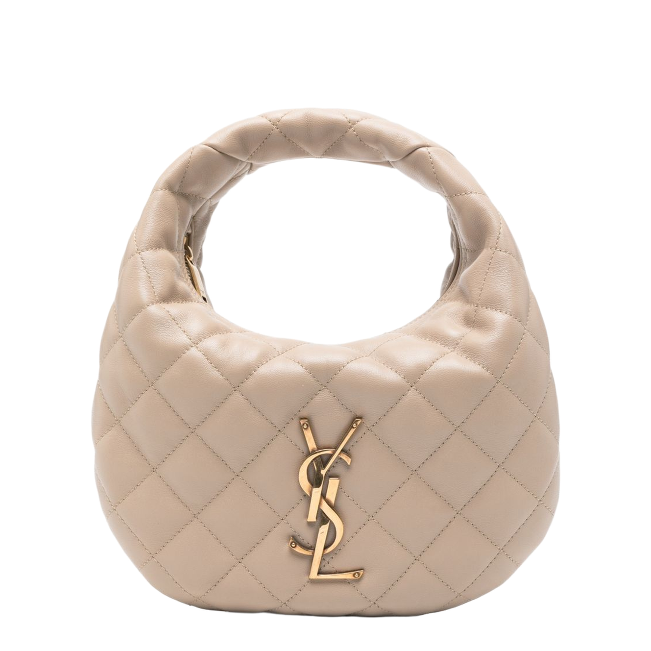 ICARINO in quilted nappa in Beige - Image 1