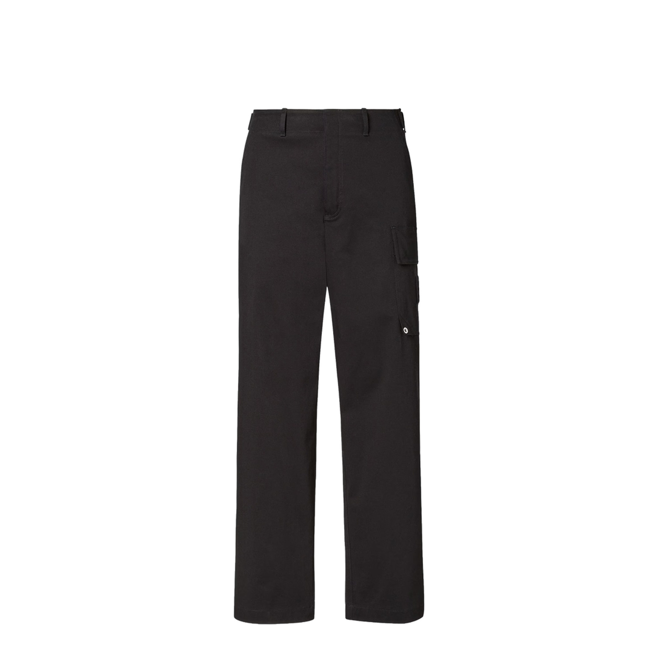 Black Gabardine Trousers - Image 1