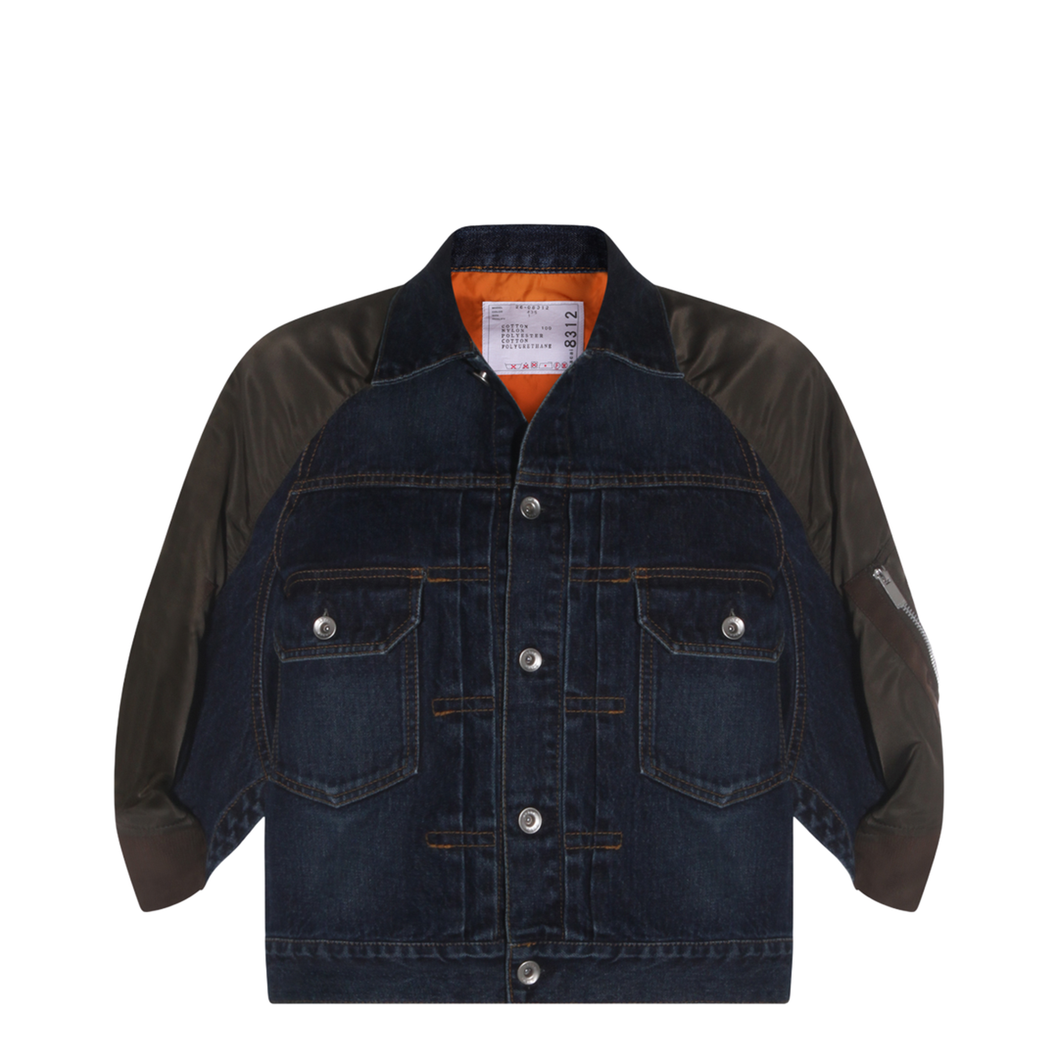 Denim Bomber Jacket - Image 2
