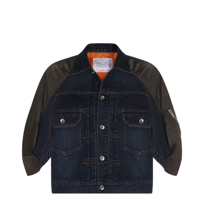 Denim Bomber Jacket - Image 2
