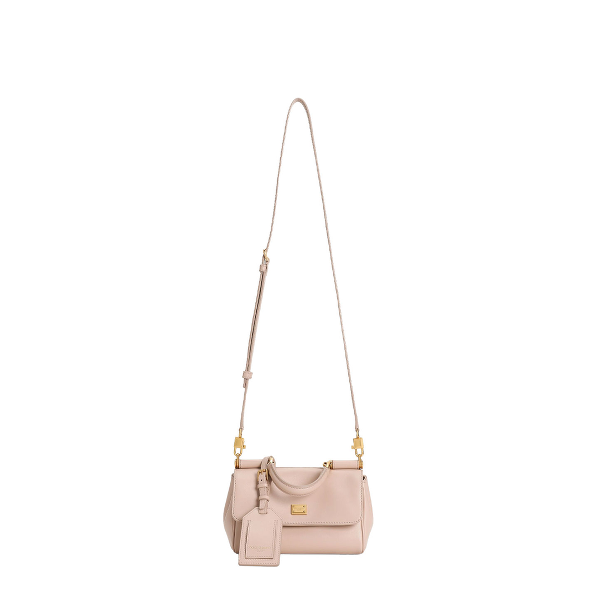 My Sicily Mini Calf Leather Top-Handle Bag - Beige - Image 2