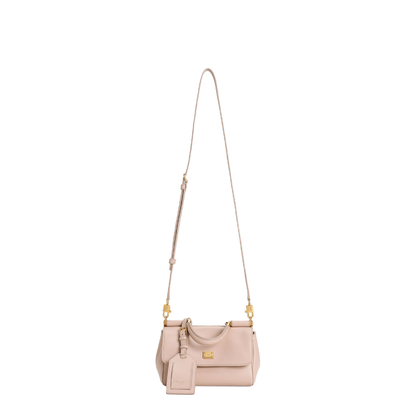 My Sicily Mini Calf Leather Top-Handle Bag - Beige - Image 2